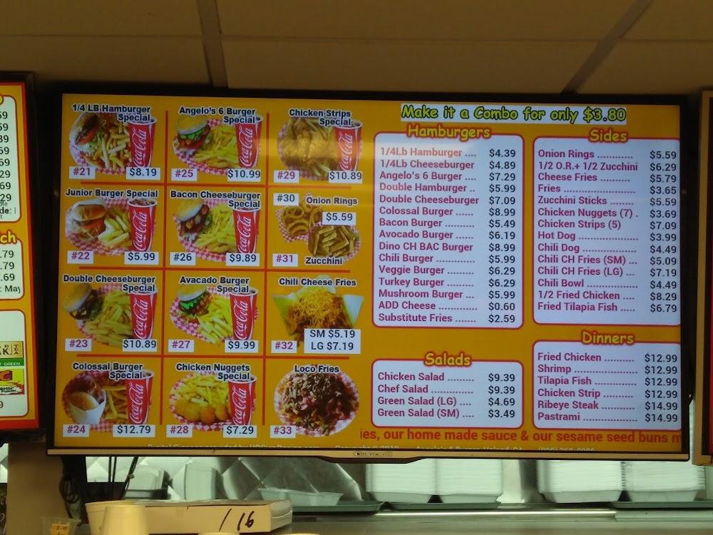 Angelo's 6 Burger Menu image 4